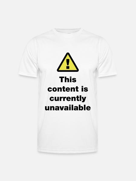 ⚠ This Content Is Currently Unavailable - Men's Functional T-Shirt - white