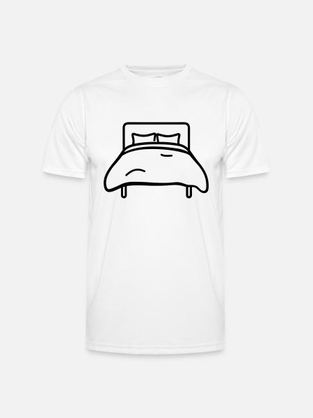 bed - Men's Functional T-Shirt - white