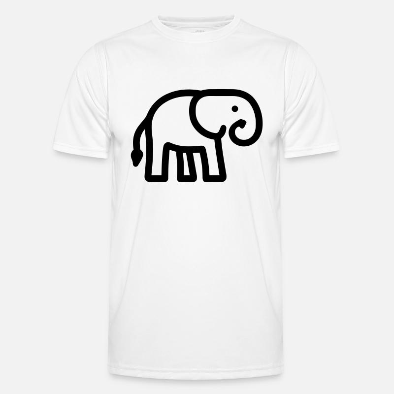 Elephant - Men's Functional T-Shirt - white