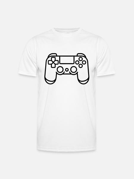 Video games controller - Men's Functional T-Shirt - white