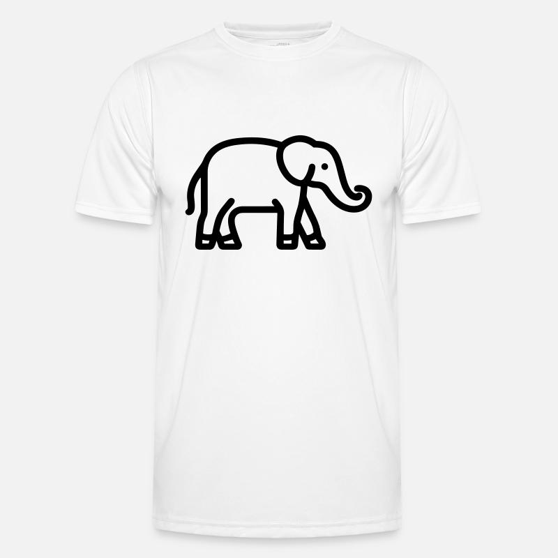 Elephant - Men's Functional T-Shirt - white