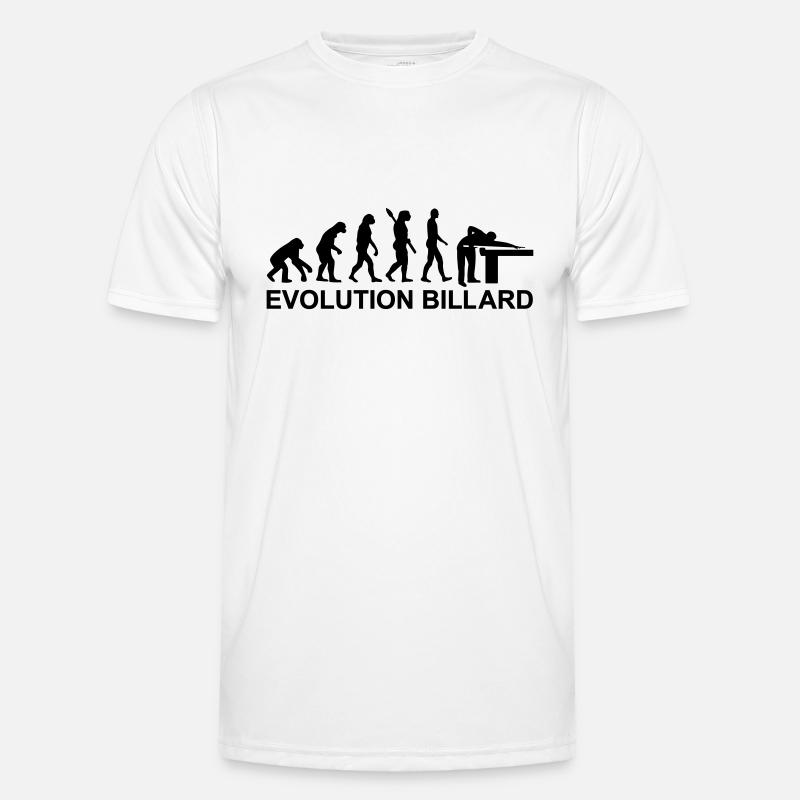 Evolution Billards - Men's Functional T-Shirt - white