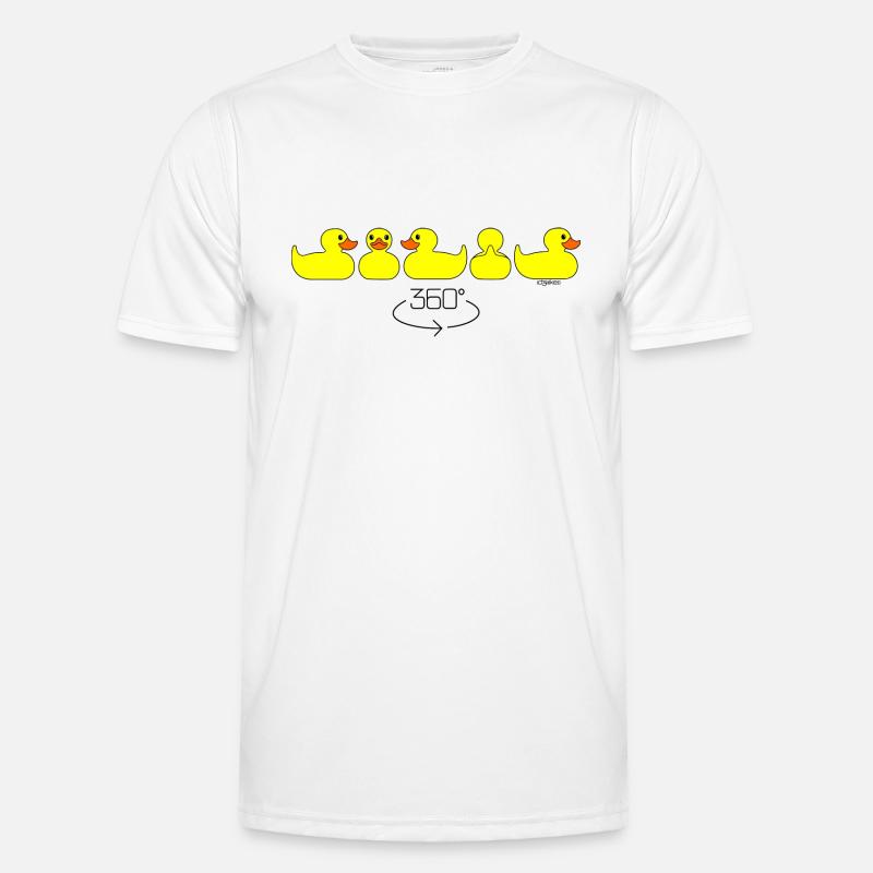 360° rubber duck Männer Funktions-T-Shirt