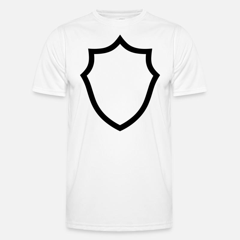 shield - Men's Functional T-Shirt - white