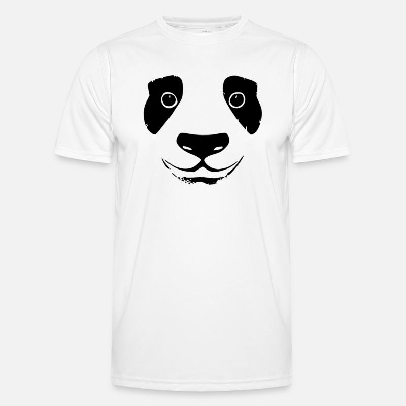 Panda Face : Panda Lovers - Men's Functional T-Shirt - white