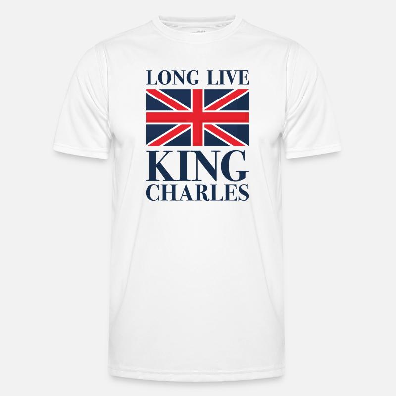 Vive le roi Charles T-shirt sport Homme
