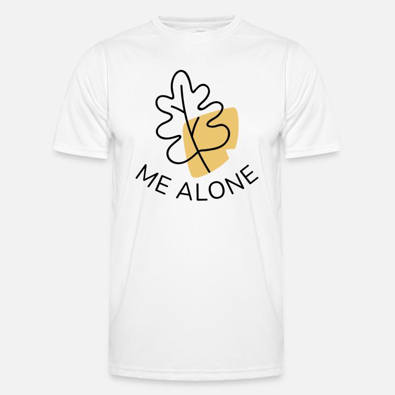 Leaf Me Alone - Men's Functional T-Shirt - white