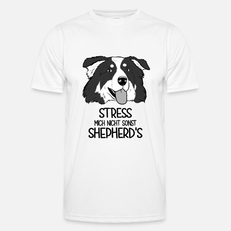 Aussie Stress Mich Nicht Sonst Shepherd's Männer Funktions-T-Shirt