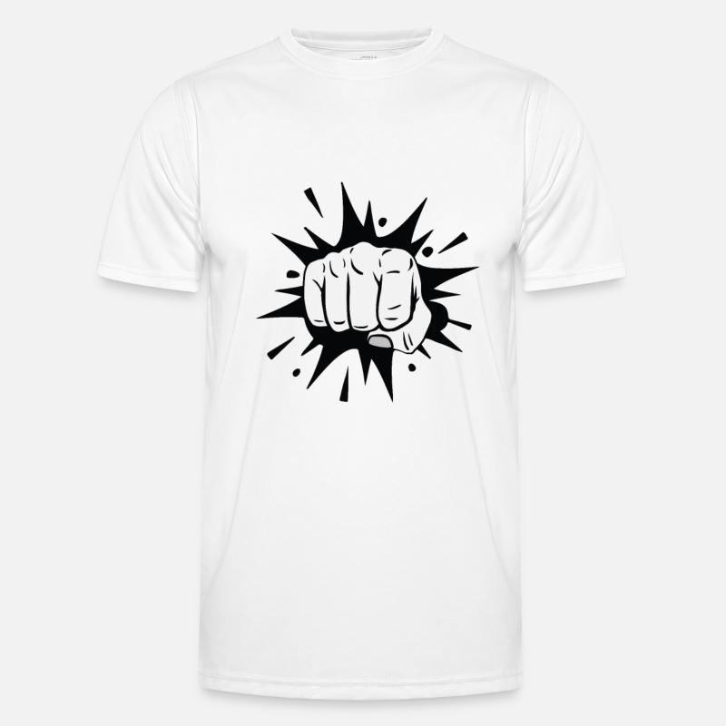 Faust Boxen Männer Funktions-T-Shirt