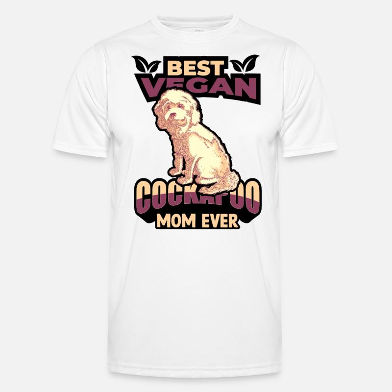 Cockapoo Dog - Men's Functional T-Shirt - white