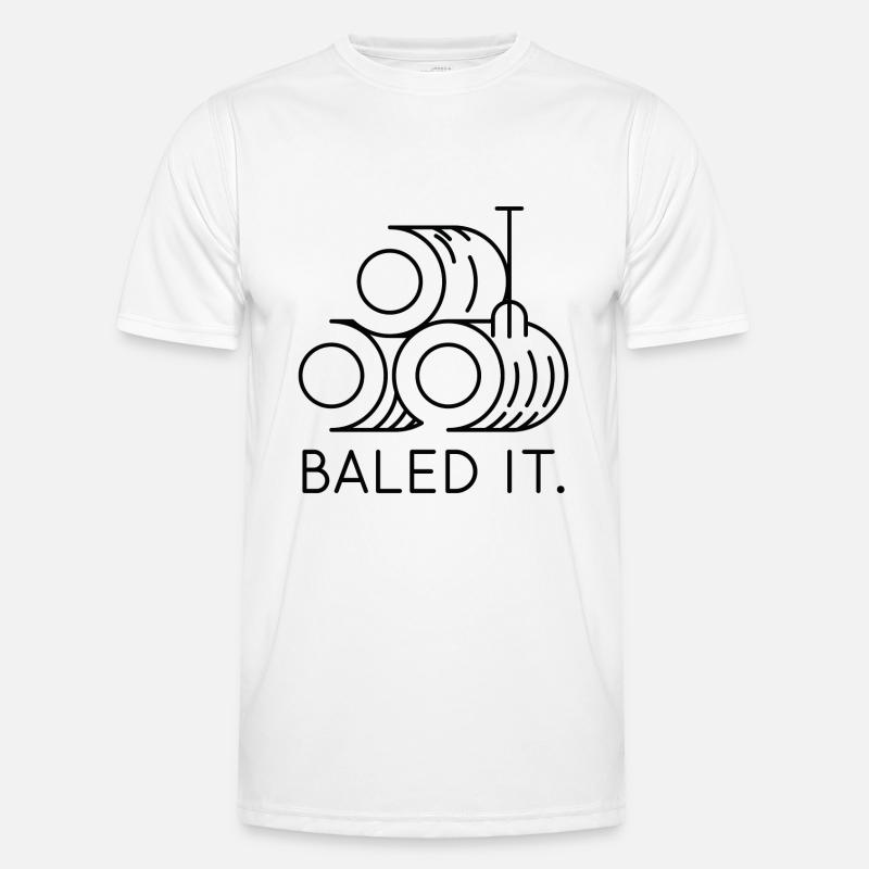 Baled It - Men's Functional T-Shirt - white