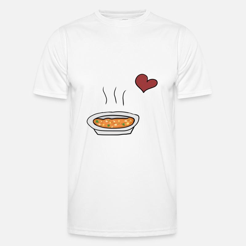 Essen Suppe Männer Funktions-T-Shirt