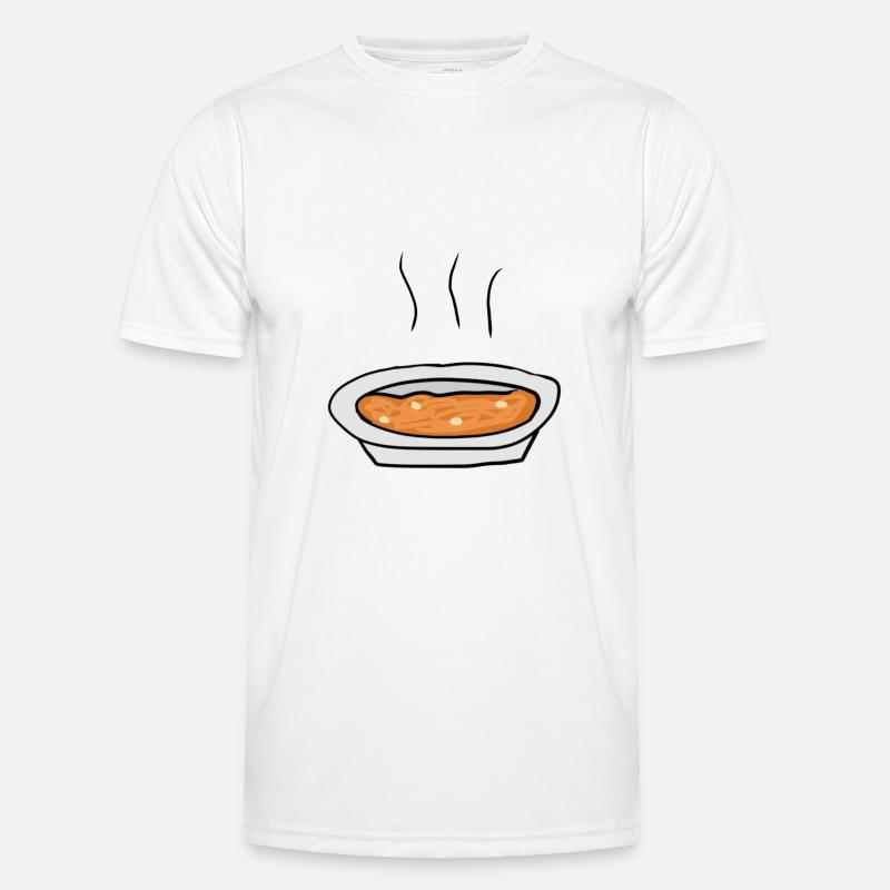 Suppe Essen Männer Funktions-T-Shirt