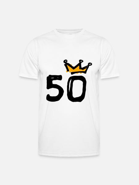 50e anniversaire Krone - T-shirt sport Homme - blanc