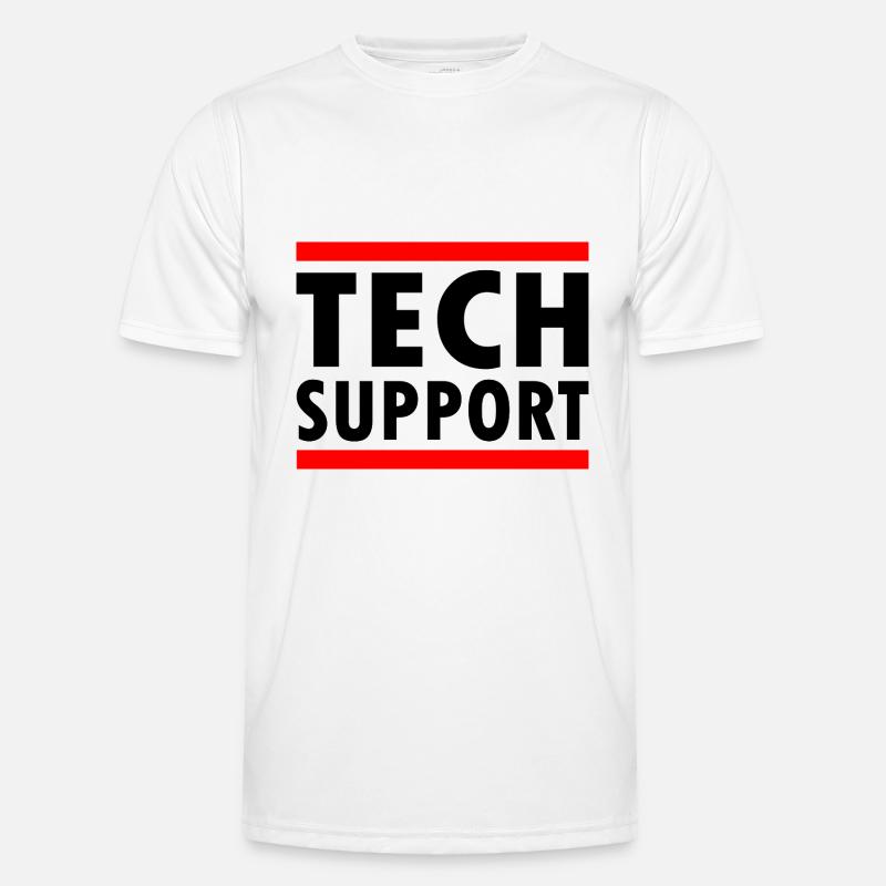 tech support - Men's Functional T-Shirt - white