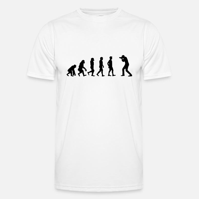 Evolution Photographer - Men's Functional T-Shirt - white