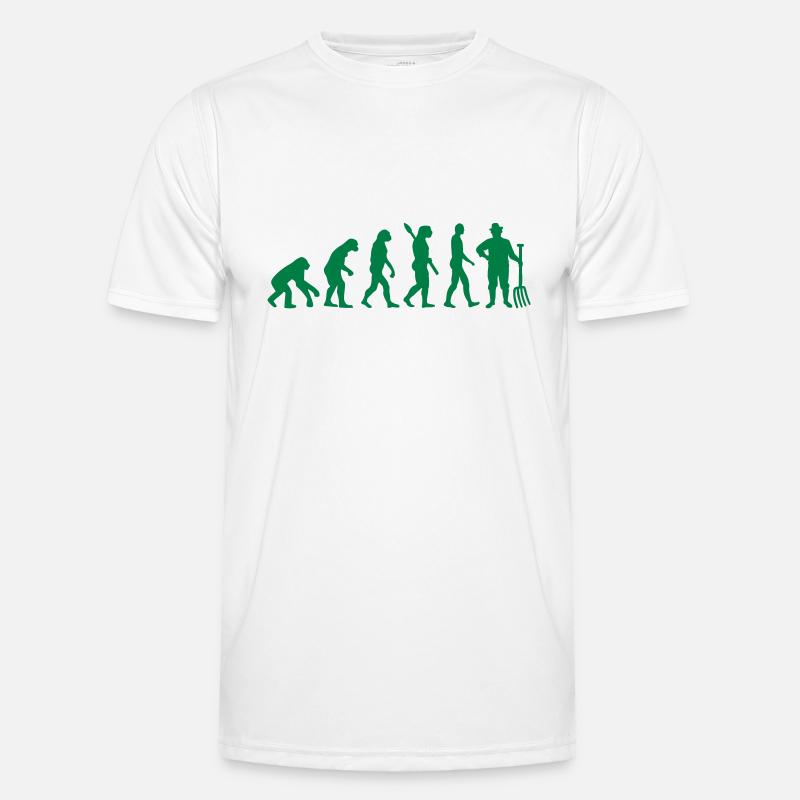 Evolution Farmer - Men's Functional T-Shirt - white