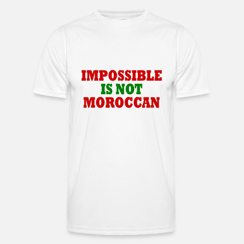 impossible is not moroccan - Marokko Männer Funktions-T-Shirt