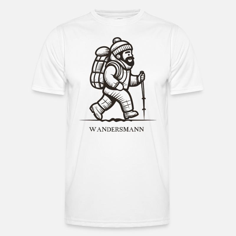 Wandersmann Männer Funktions-T-Shirt