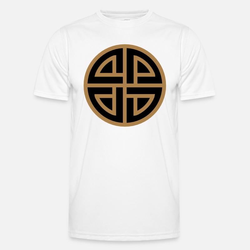 Viking Celtic shield knot, Protection Amulet, Men's Functional T-Shirt