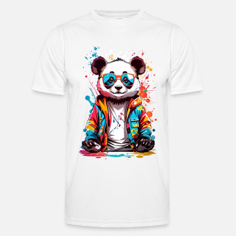 Cool Panda - Men's Functional T-Shirt - white