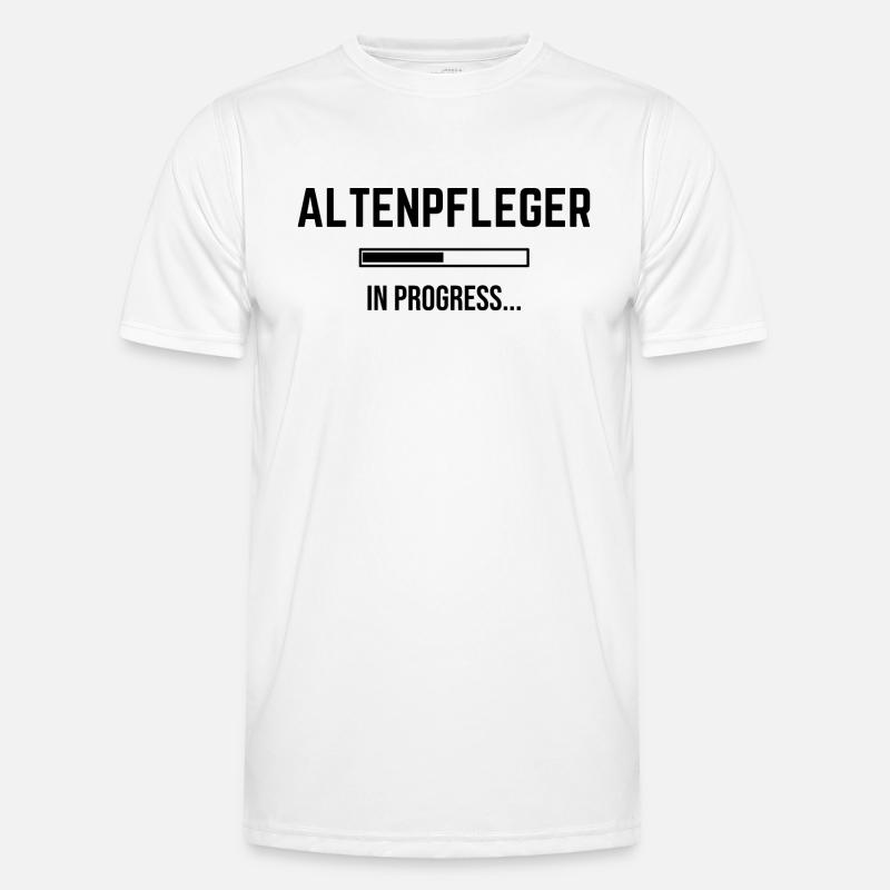 Altenpfleger In Progress Männer Funktions-T-Shirt