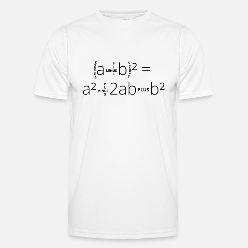 Binomische Formeln Männer Funktions-T-Shirt