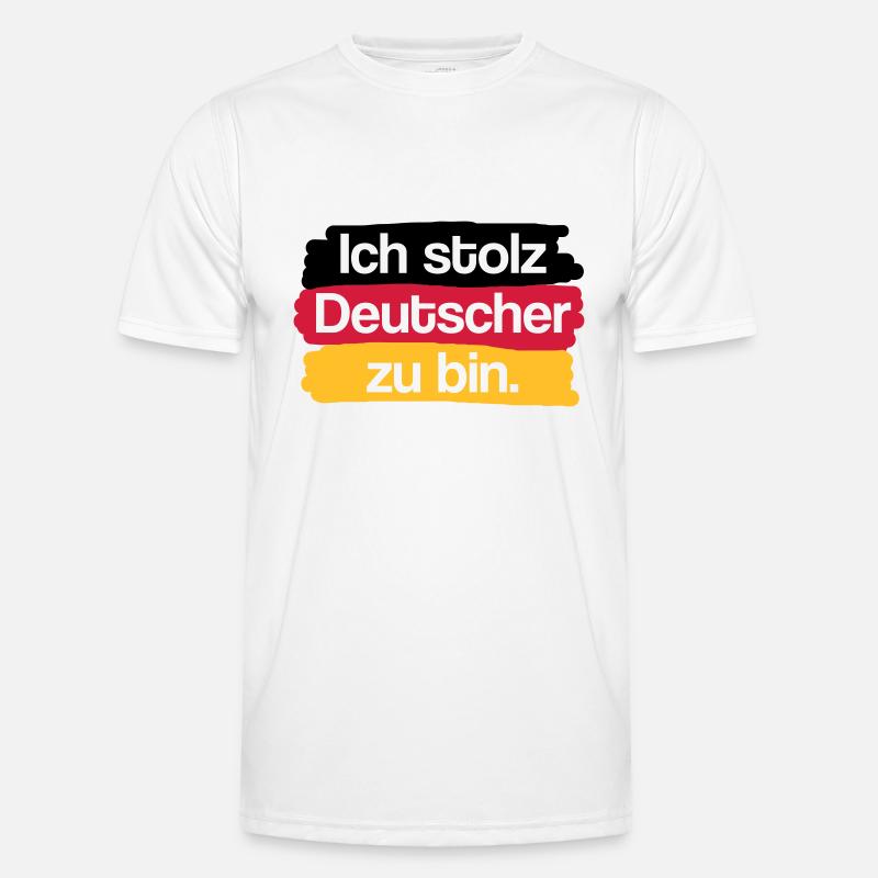 I'm proud to be German. - Men's Functional T-Shirt - white