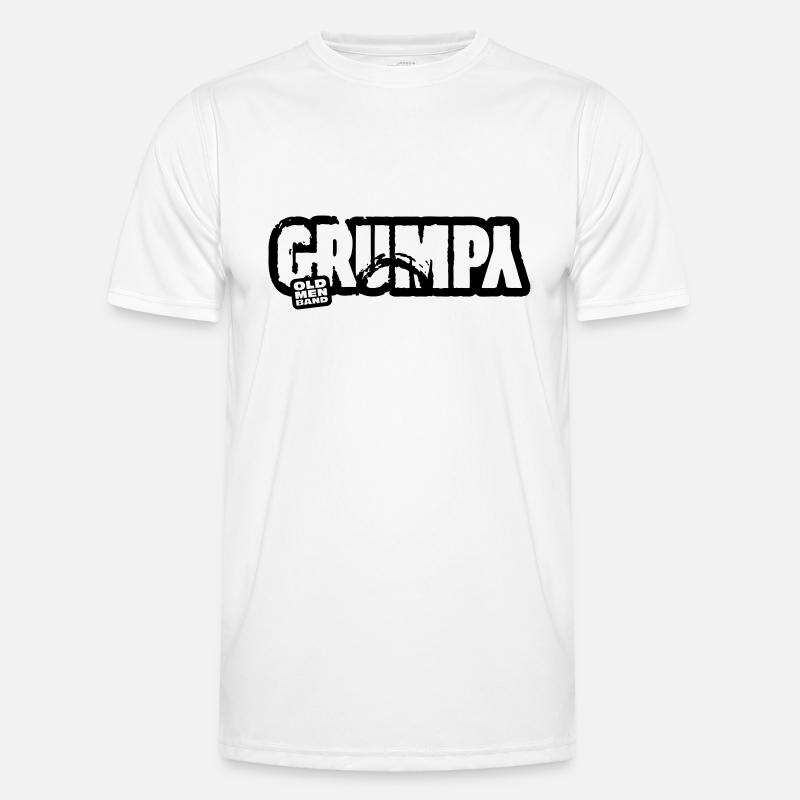GRUMPY - Männer Funktions-T-Shirt - Weiß