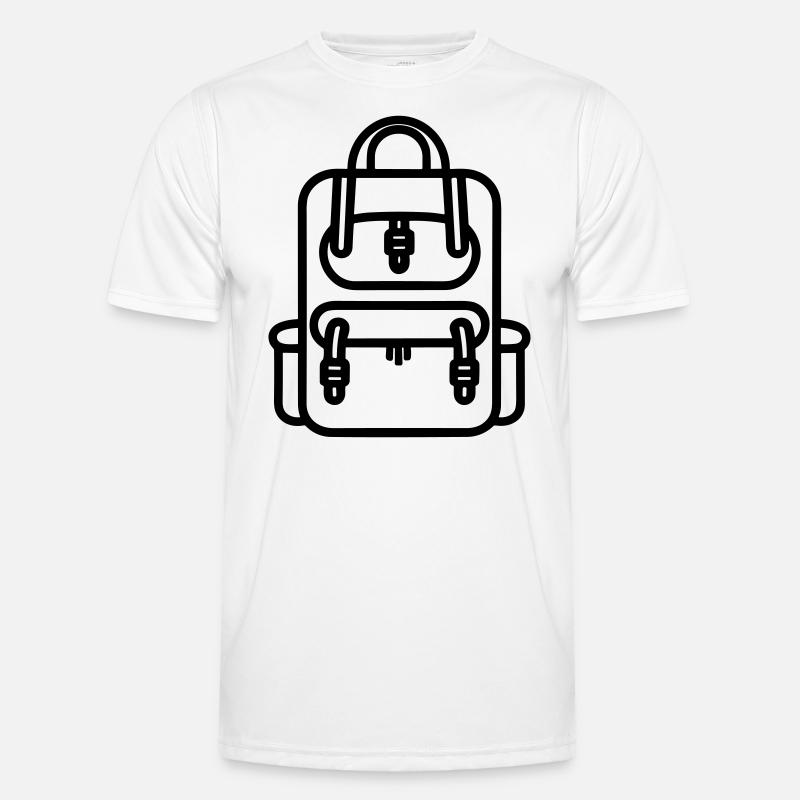 Backpack - Men's Functional T-Shirt - white
