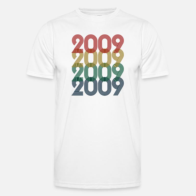 Cool Retro 2009, 14 ans, 14e anniversaire Ados T-shirt sport Homme
