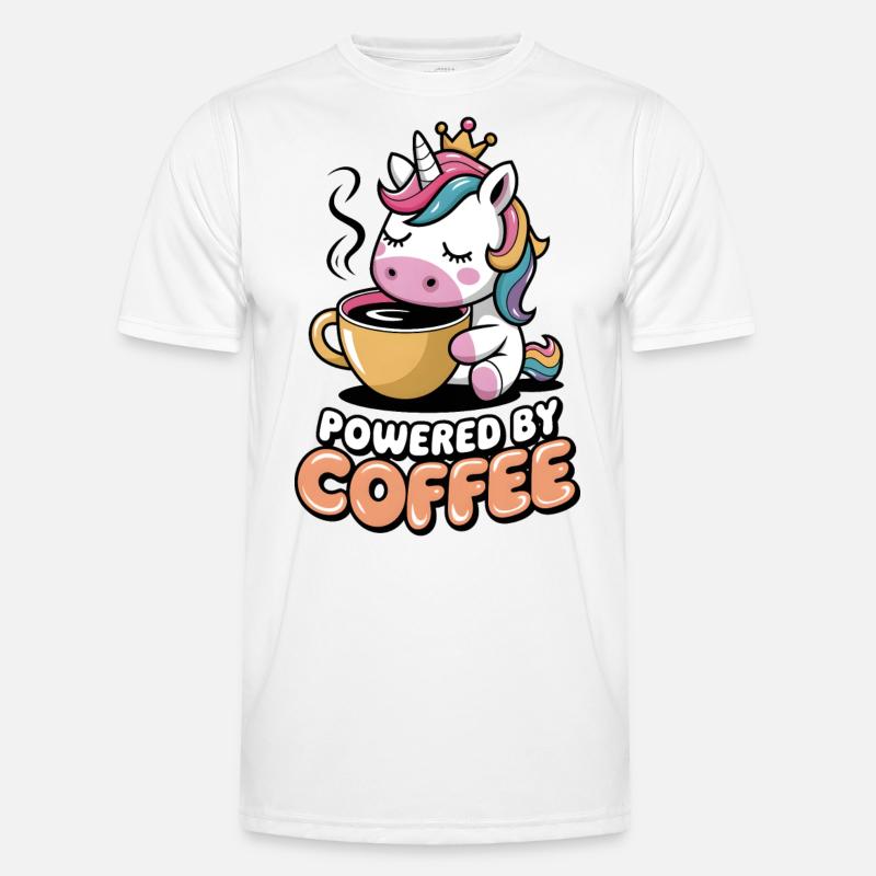 Powered By Coffee Men's Functional T-Shirt
