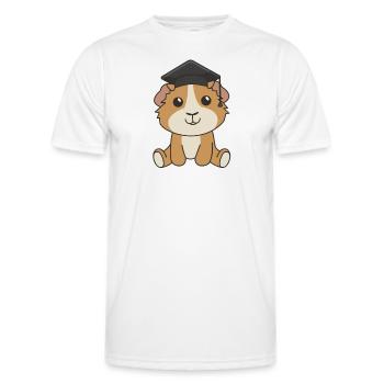 Kids Kindergarten nailed it Meerschweinchen - Männer Funktions-T-Shirt - Weiß - Vorne - AI Model Male 178 dark (178cm)