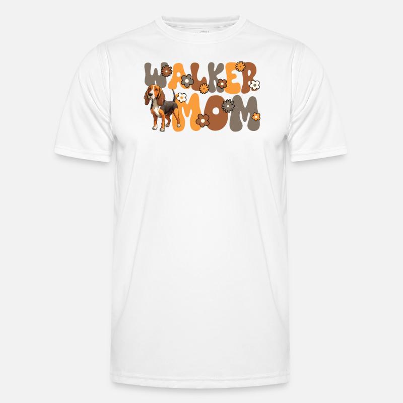 Treeing Walker Coonhound Groovy Walker Maman T-shirt sport Homme