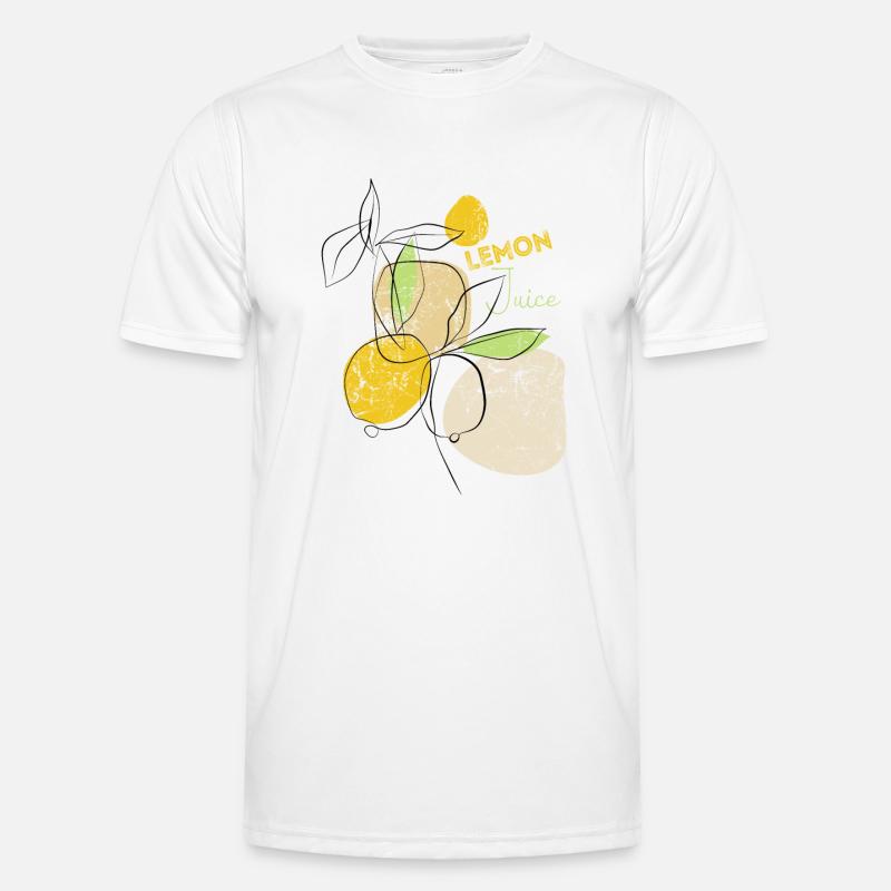 Lemon Lemon Juice - Expressionist - Art - Men's Functional T-Shirt - white