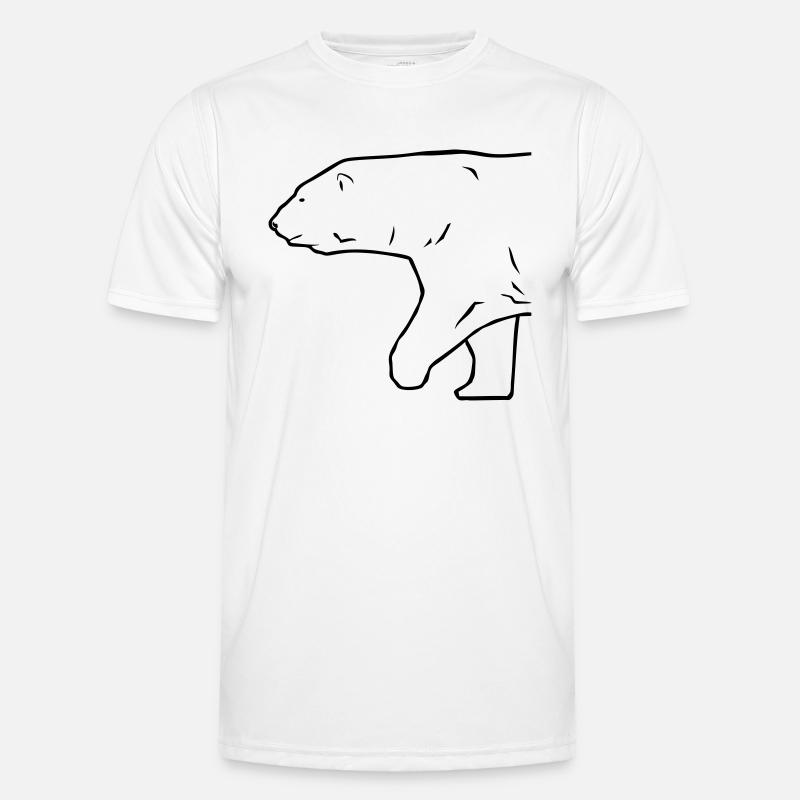 Polar Bear - Eisbär Männer Funktions-T-Shirt