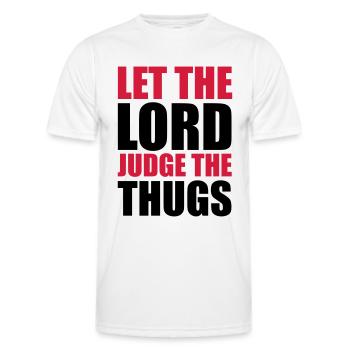 Lord Judge The Thugs - T-shirt sport Homme - blanc - Devant - AI Model Male 178 dark (178cm)