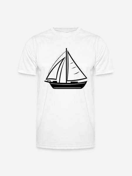 Sailboat - Men's Functional T-Shirt - white