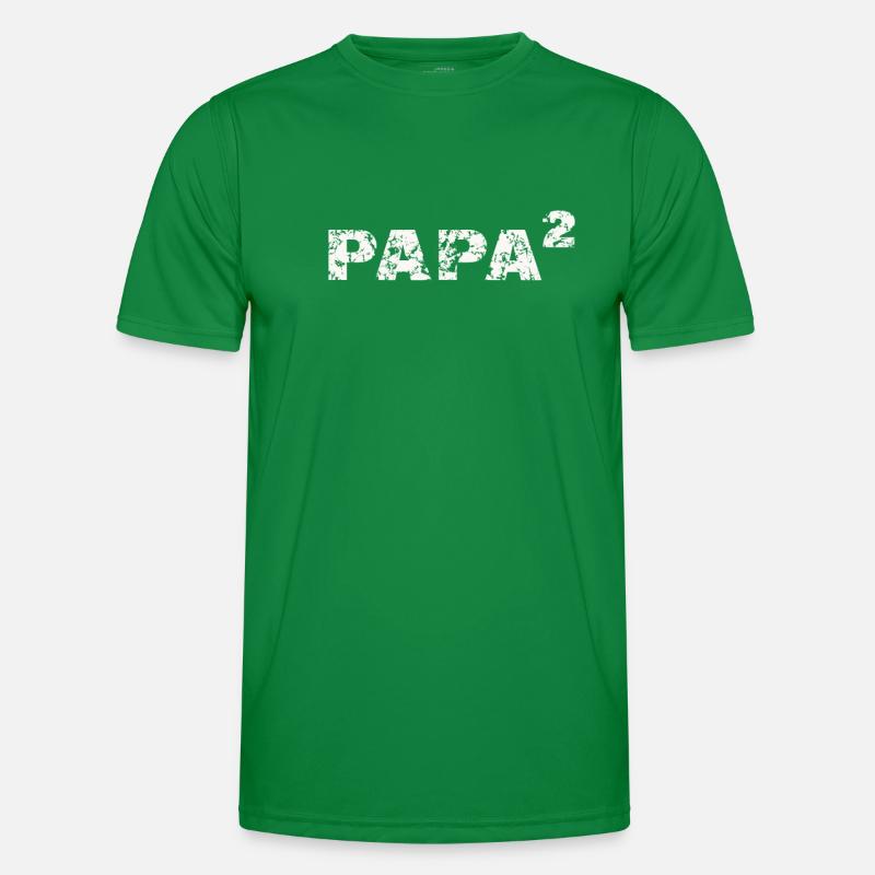 Twin daddy dad high 2 duplex dad Men's Functional T-Shirt