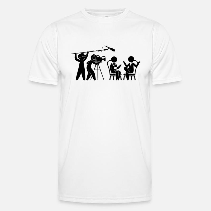 Television Studio talk show Men's Functional T-Shirt