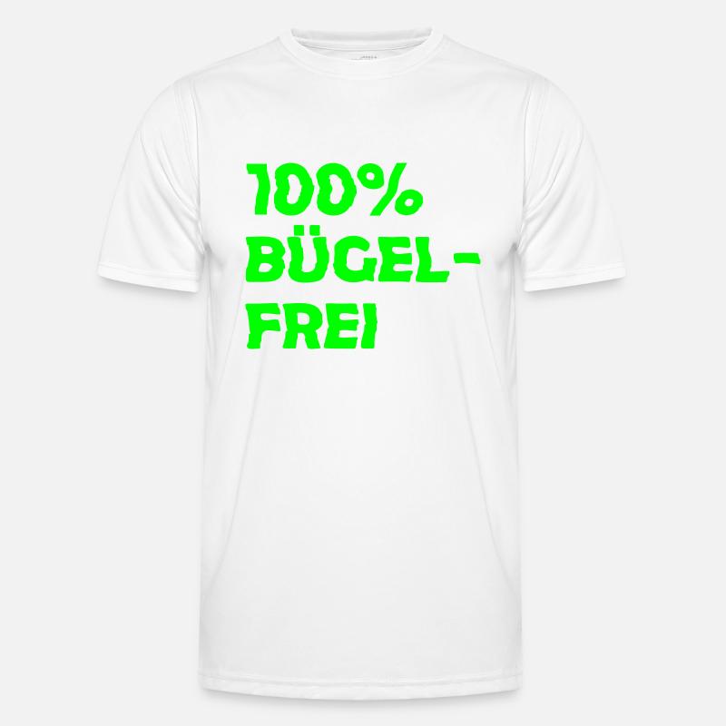 100% non-fer, ridée T-shirt sport Homme