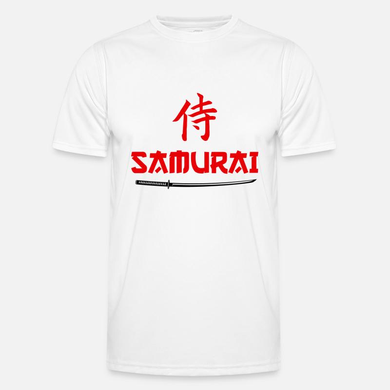 Samurai Katana Männer Funktions-T-Shirt