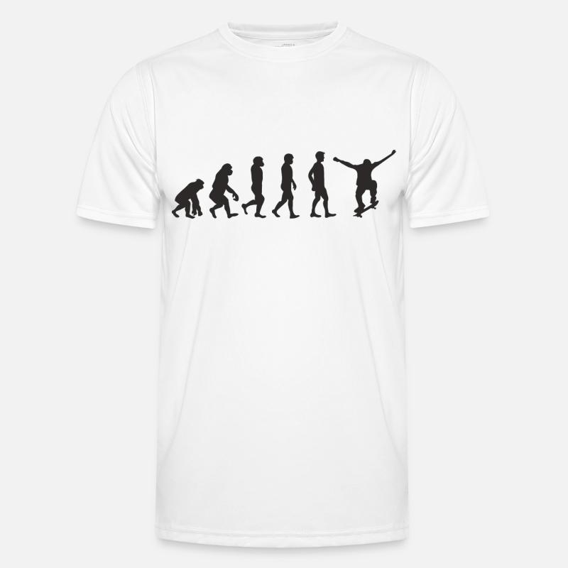 Evolution Skater - Men's Functional T-Shirt - white