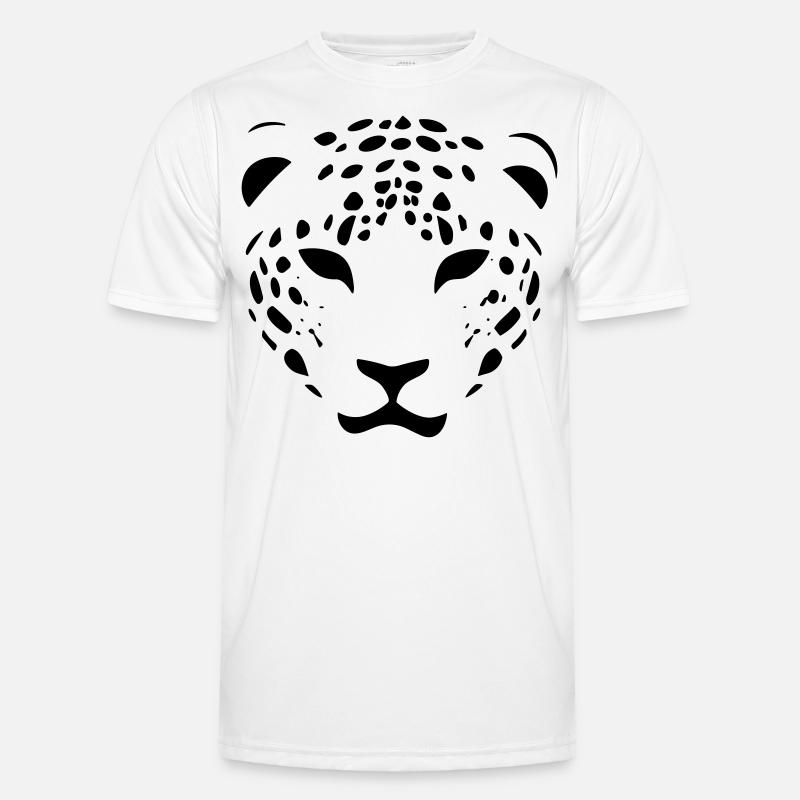 Leopard - Men's Functional T-Shirt - white
