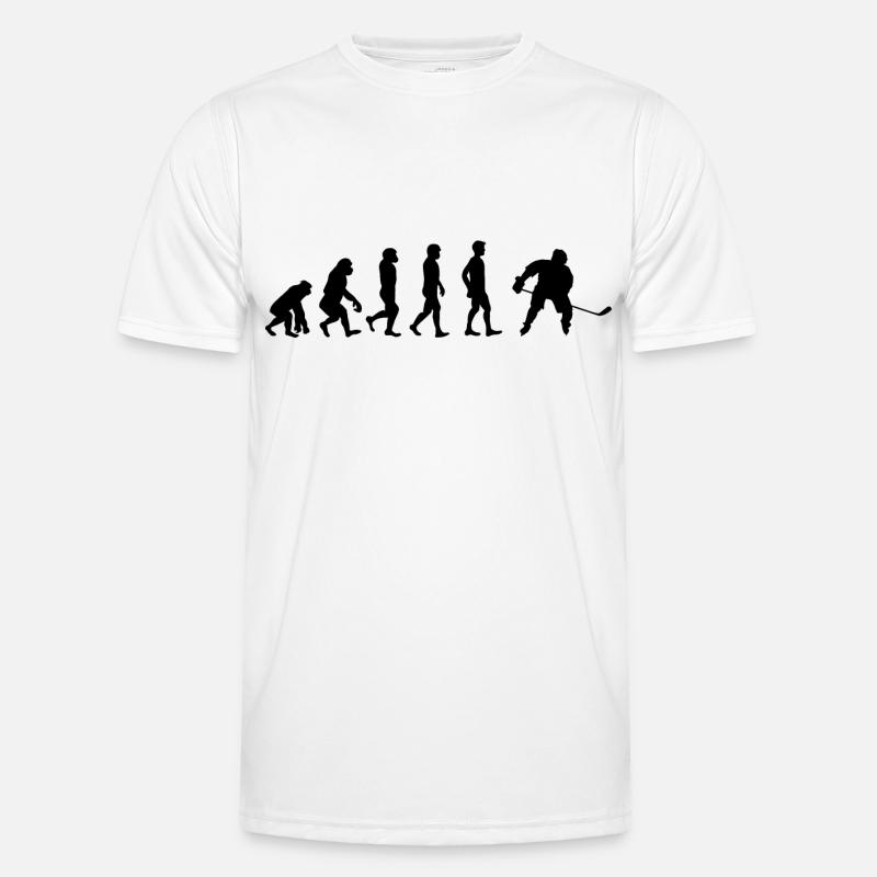 Evolution Hockey - Männer Funktions-T-Shirt - Weiß