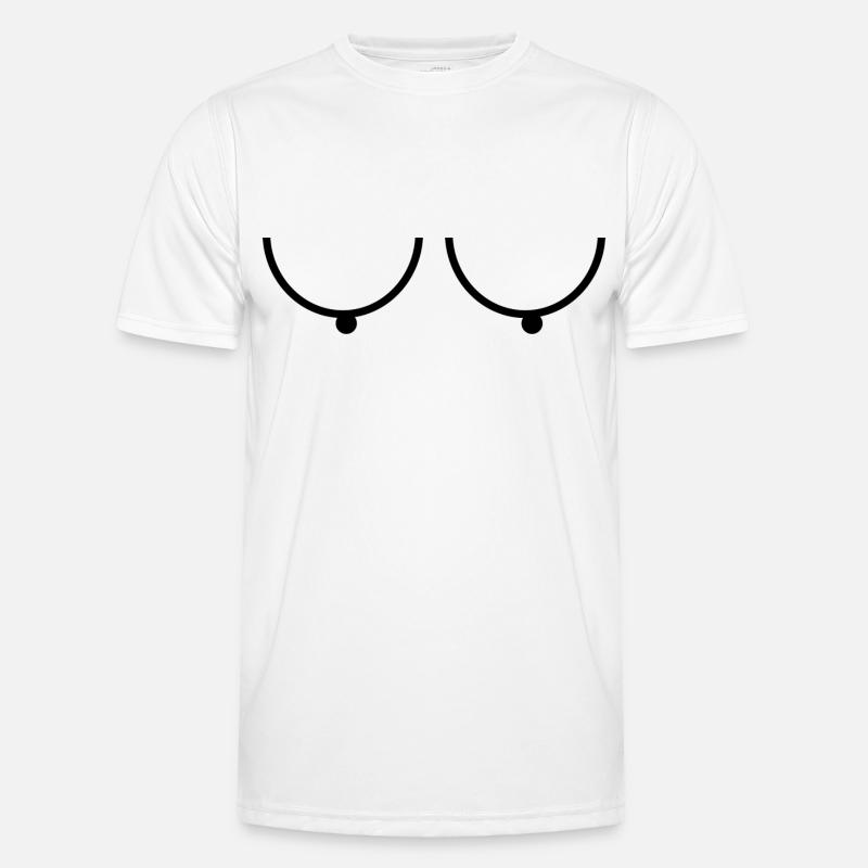 Sexy Brüste Titten Möpse Melonen Geschenk Männer Funktions-T-Shirt
