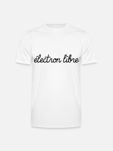 Electron Libre - T-shirt sport Homme - blanc