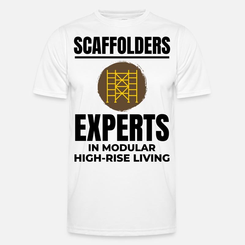 Scaffolder Scaffold Builder Scaffolding Platform Men's Functional T-Shirt