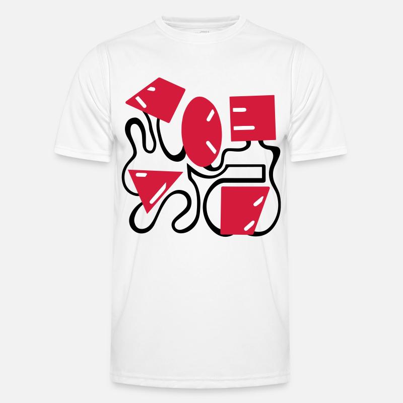 Face — Shape — Character — Temperament - Men's Functional T-Shirt - white