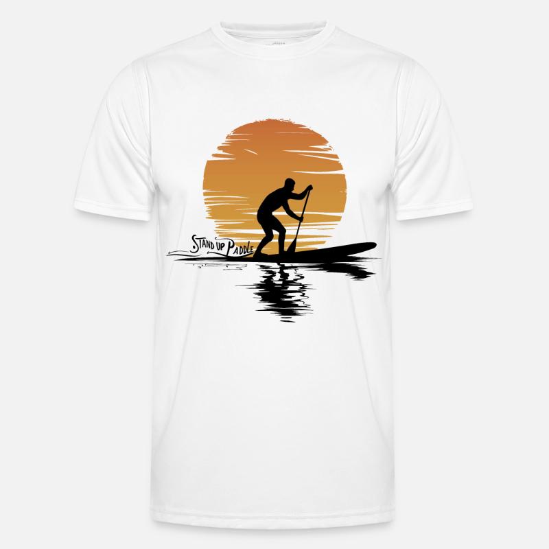 Stand Up Paddle Freizeit Urlaub Männer Funktions-T-Shirt